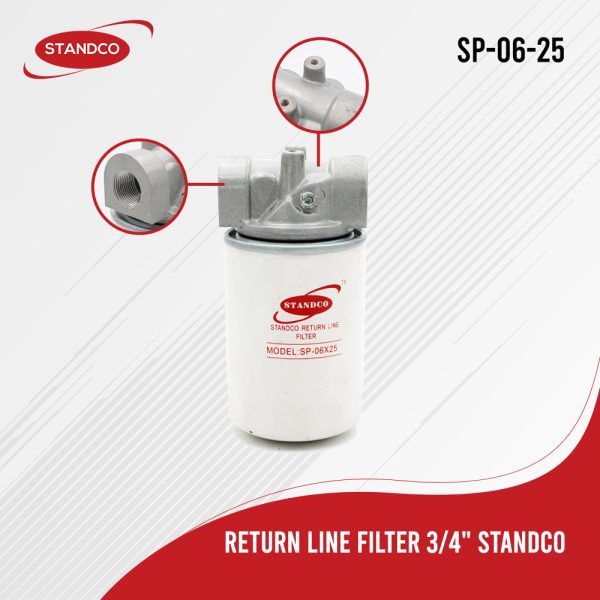 Image of Return Line Filter, a vital tool for filtering liquids. Keep your system clean and efficient with this essential component.