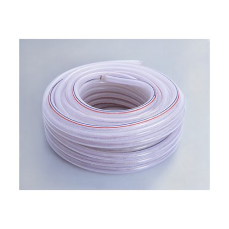 The image depicts a durable PVC Reinforced Hose, ideal for various industrial and residential applications, ensuring reliable fluid transfer and longevity.