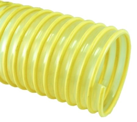 Yellow colour PU Ducting Hose (P2PE)